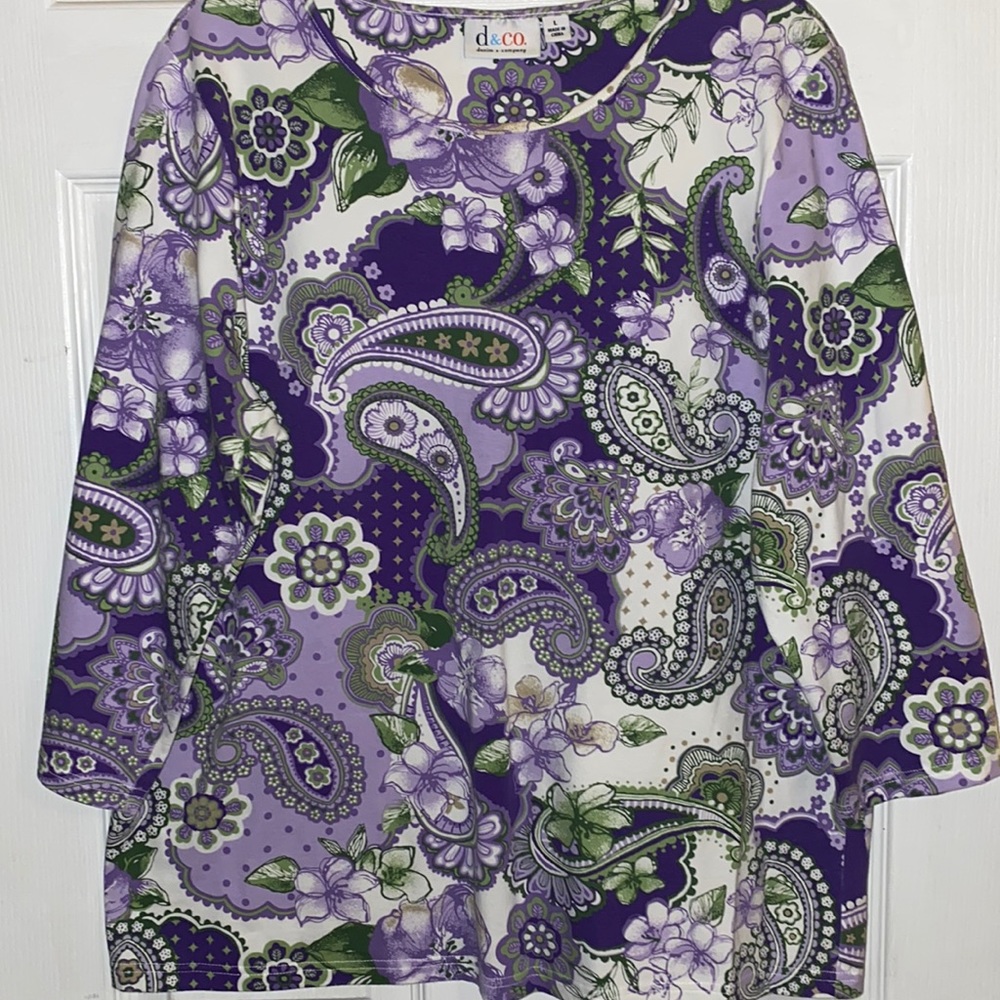 Denim & Co. Ladies Top . Large